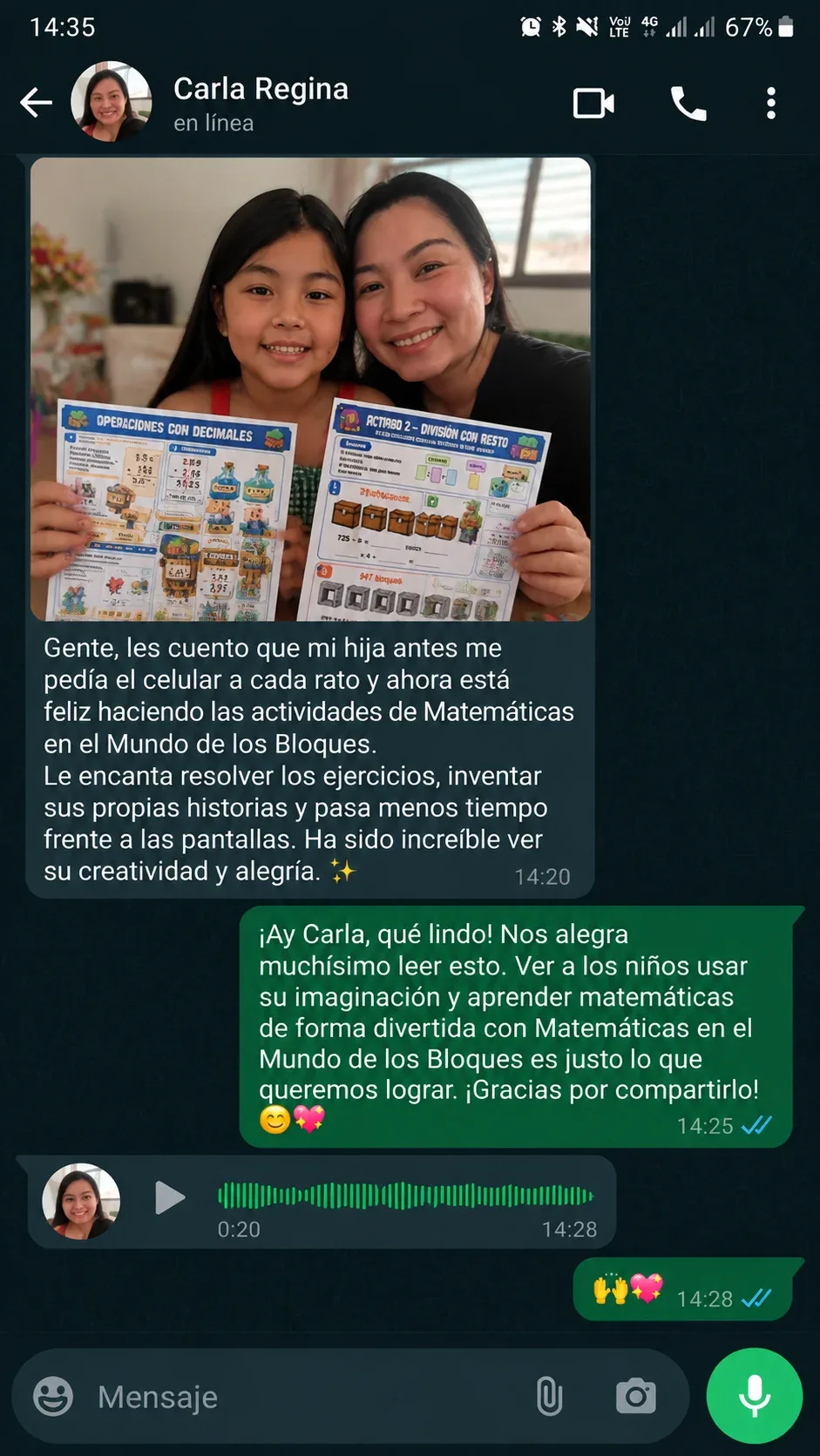 Testimonio de mamá de Sofía